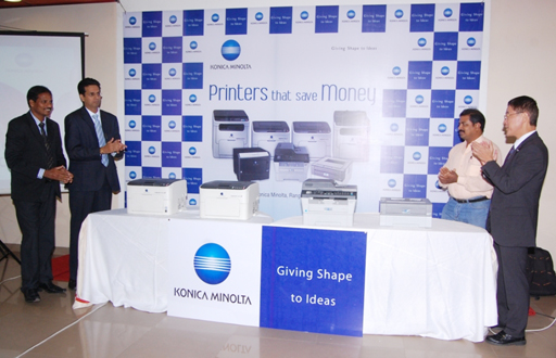 Team Of Konica Minolta during the launch in Vellore(Tamil Nadu)