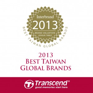 Transcend-2013 Best Taiwan Global Brands