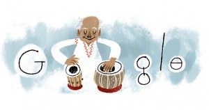 ustad alla rakha 95 birthday google doodle