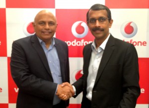 S Murali-Bus Head -TN and Suresh Kumar -OD (South), Vodafone India