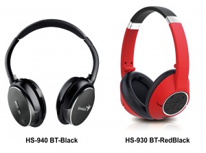 Genius-940BT Black & 930BT Red Black