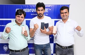 From Left Mr. Gaurav Dureja(Managing Director), Vijender Singh, Ashok Rajpal ( Managing Director).