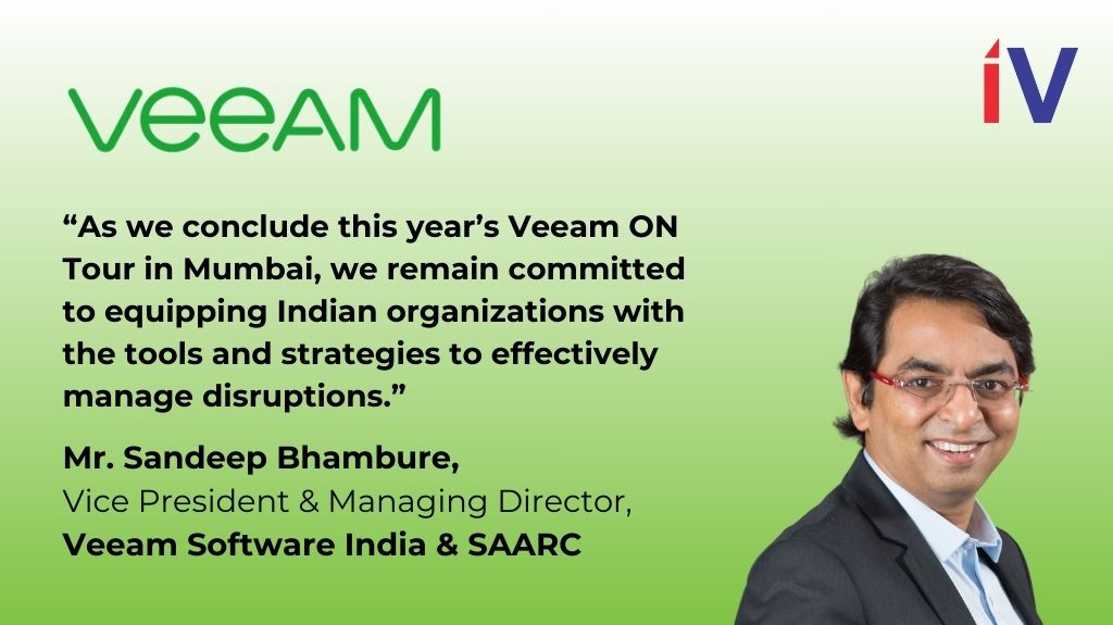 Veeam, the #1 Data Resilience Company, Concludes VeeamON Tour India in Mumbai with a Commitment to Boost Data Resilience in India