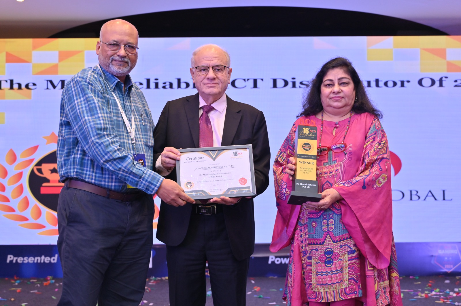 Iris Global bags the “Most Reliable ICT Distributor Award” and as the “Most Promising VAR in India”