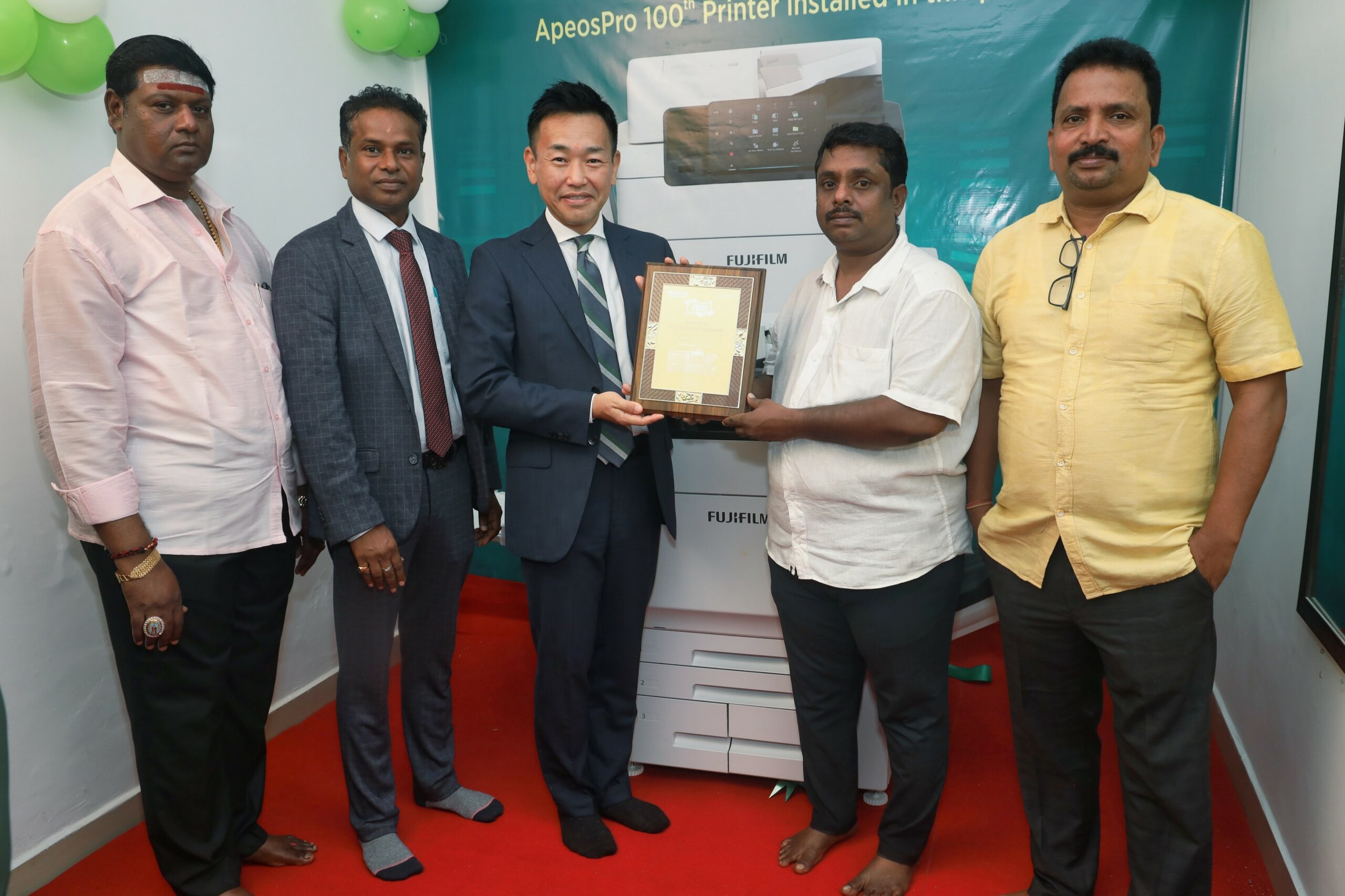 FUJIFILM India Empowers Small Businesses, Installs 100th ApeosPro Machine in Chennai